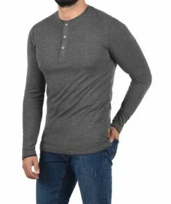 Brandneu 🤩 Indicode Rundhalsshirt »Gifford« Longsleeve mit Knopfleiste Off-White (002), Navy Mix (420), Grey Mix (914), Black (999) 👍 -Indicode Verkaufsladen 008a37dd 06cb 59e7 b44b e1e91fd81375