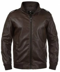 Aktion 🛒 Indicode Lederimitatjacke »Conway« Dark Grey (910), Dark Brown (020), Black (999) 🔔 -Indicode Verkaufsladen 0673d785 14f9 519c b091 70e871f7cfb1