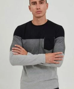 Am billigsten ✨ Indicode Langarmshirt »45589MM« Langarmshirt mit Brusttasche Zinfandel (214), Navy (400), Black (999) 😀 -Indicode Verkaufsladen 07d95438 fa3e 59c5 94df 274a6a2f8a23