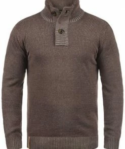 Rabatt 👍 Indicode Troyer »Felipe« Strickpulli mit Knopfleiste Grey Mix (914), Dark Brown (020), Cumnin (014) 👏 -Indicode Verkaufsladen 0ccc1b09 f501 5c4b 8b9b 84dba5741aad