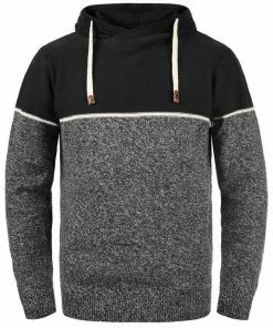 Auslauf 🎁 Indicode Kapuzenpullover »Lynde« Strickpulli aus Feinstrick Bordeaux (201), Light Grey (901), Black (999), Navy (400) 💯 -Indicode Verkaufsladen 0fcad99a 6dd6 5297 a0f4 1e8a347abec1