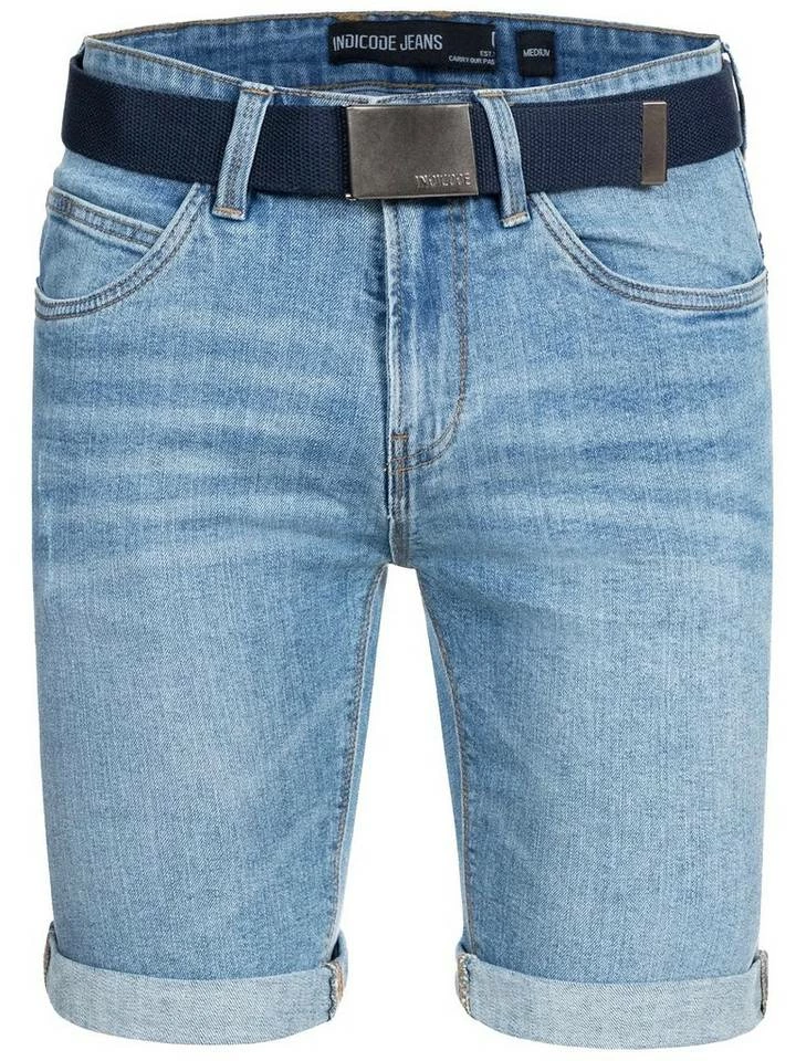 Auslauf ✔️ Indicode 👖 Jeansshorts »Caden« Blue, Holes - Dk Grey, Dk Indigo, DK Grey ✨ 3 Auslauf ✔️ Indicode 👖 Jeansshorts »Caden« Blue, Holes - Dk Grey, Dk Indigo, DK Grey ✨ – Bild 3