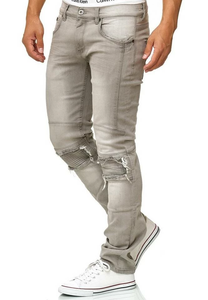 Brandneu 😀 Indicode Bequeme 👖 Jeans »Nevada« Lt Grey, Black, Blue ⭐ 2 Brandneu 😀 Indicode Bequeme 👖 Jeans »Nevada« Lt Grey, Black, Blue ⭐ – Bild 2