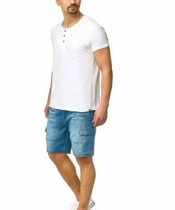 Auslauf 👍 Indicode 👖 Jeansshorts »Chandos« Blue Wash, Lt Grey, Black, Dark Blue 👏 -Indicode Verkaufsladen 1a386e2a b6da 58a9 91ec 794e0ffdbdbc
