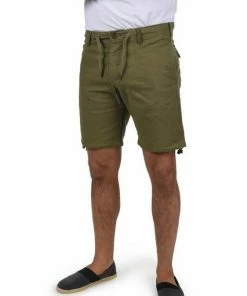 Billig ✨ Indicode Leinenhose »Moses« kurze Hose aus Leinenqualität Iron (920), Fog (004), Light Grey (901), Black (999) 💯