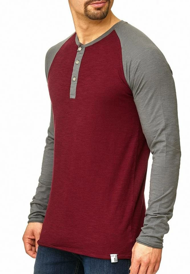 Bestpreis 😀 Indicode T-Shirt »Willbur Longsleeve« Navy Grandad, Black, Bordeaux, Raven 👏 64 Bestpreis 😀 Indicode T-Shirt »Willbur Longsleeve« Navy Grandad, Black, Bordeaux, Raven 👏 – Bild 64