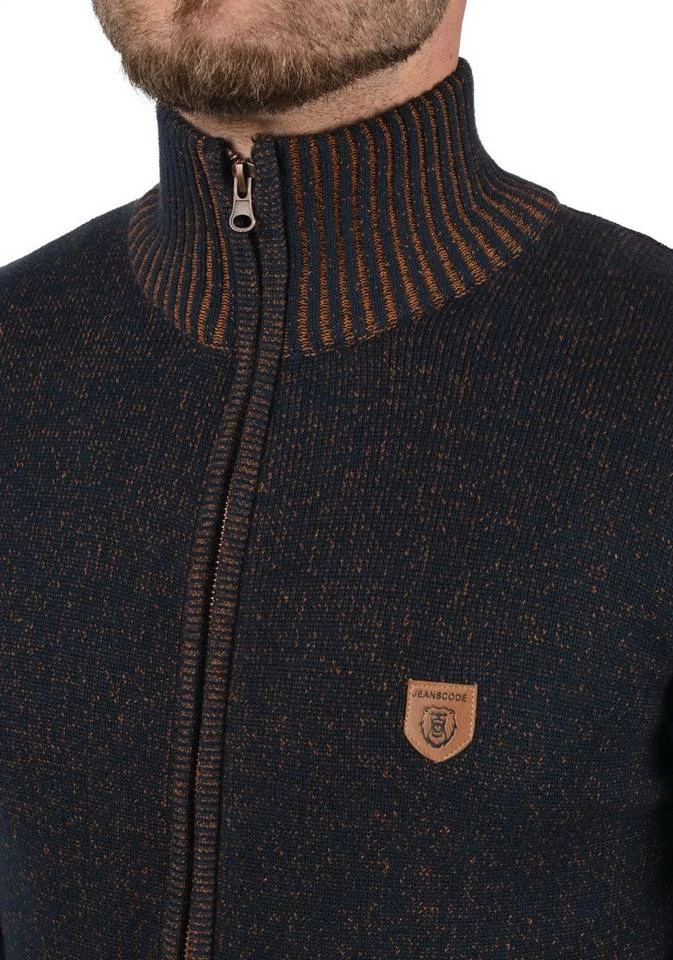 Blitzangebot 😀 Indicode Strickjacke »Andy« Cardigan mit Stehkragen Black (999), Wine (227), Dark Brown (020), Cumnin (014) 👍 5 Blitzangebot 😀 Indicode Strickjacke »Andy« Cardigan mit Stehkragen Black (999), Wine (227), Dark Brown (020), Cumnin (014) 👍 – Bild 5