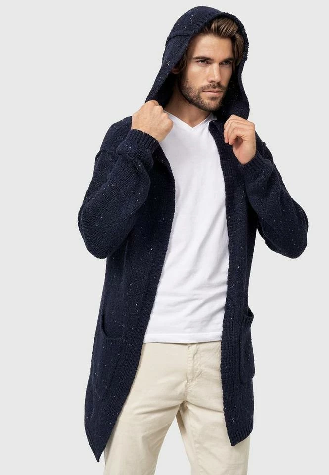 Neu 🤩 Indicode Strickjacke »Brad« Black, Ecru Mix, Navy, Dk Grey ✔️ 8 Neu 🤩 Indicode Strickjacke »Brad« Black, Ecru Mix, Navy, Dk Grey ✔️ – Bild 8