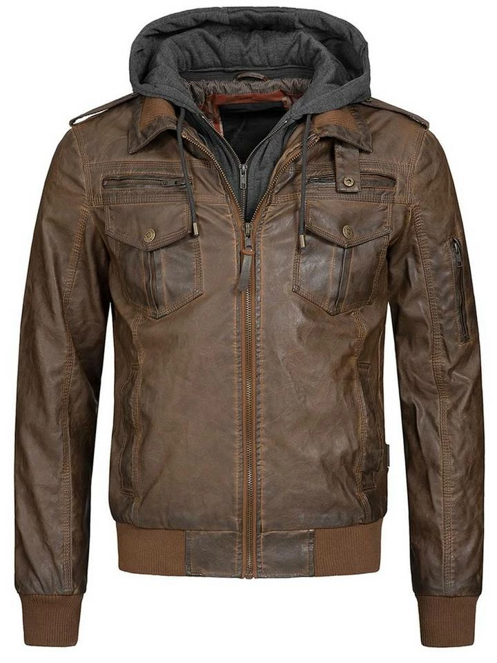 Bester Verkauf 😀 Indicode Lederimitatjacke »Aaron« Dk Grey, Black, Brown, Camel ⌛ 25 Bester Verkauf 😀 Indicode Lederimitatjacke »Aaron« Dk Grey, Black, Brown, Camel ⌛ – Bild 25