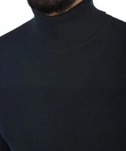 Brandneu 🔥 Indicode Rollkragenpullover »Ernetto« Rollkragenpulli mit abgesetztem Strickmuster Navy (400), Black (999), Charcoal Mix (915) 🧨 -Indicode Verkaufsladen 2bad2a48 d4ef 55fb a0b3 a3531bb007db