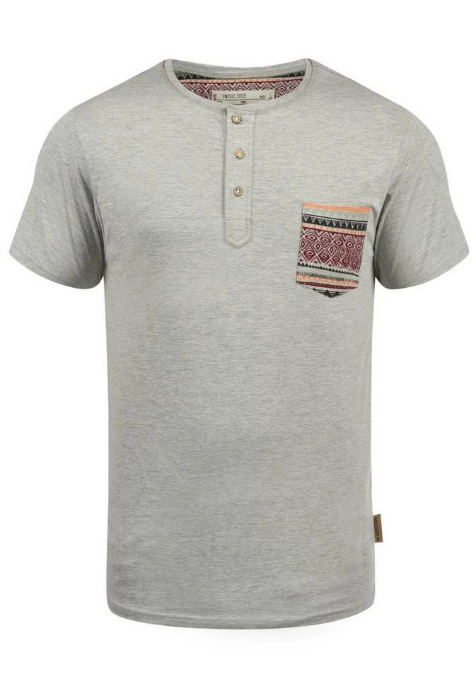Billig 😉 Indicode Rundhalsshirt »Art« Kurzarmshirt mit Brusttasche Camelian (139), Light Grey Mix (913), Sky Way (403), Wine (227) 🔥 8 Billig 😉 Indicode Rundhalsshirt »Art« Kurzarmshirt mit Brusttasche Camelian (139), Light Grey Mix (913), Sky Way (403), Wine (227) 🔥 – Bild 8
