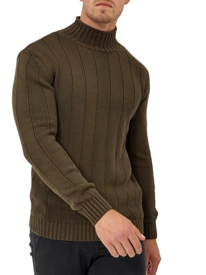 Neu ❤️ Indicode Rollkragenpullover »Aspen« Army, Navy, Black 🛒 2 Neu ❤️ Indicode Rollkragenpullover »Aspen« Army, Navy, Black 🛒 – Bild 2