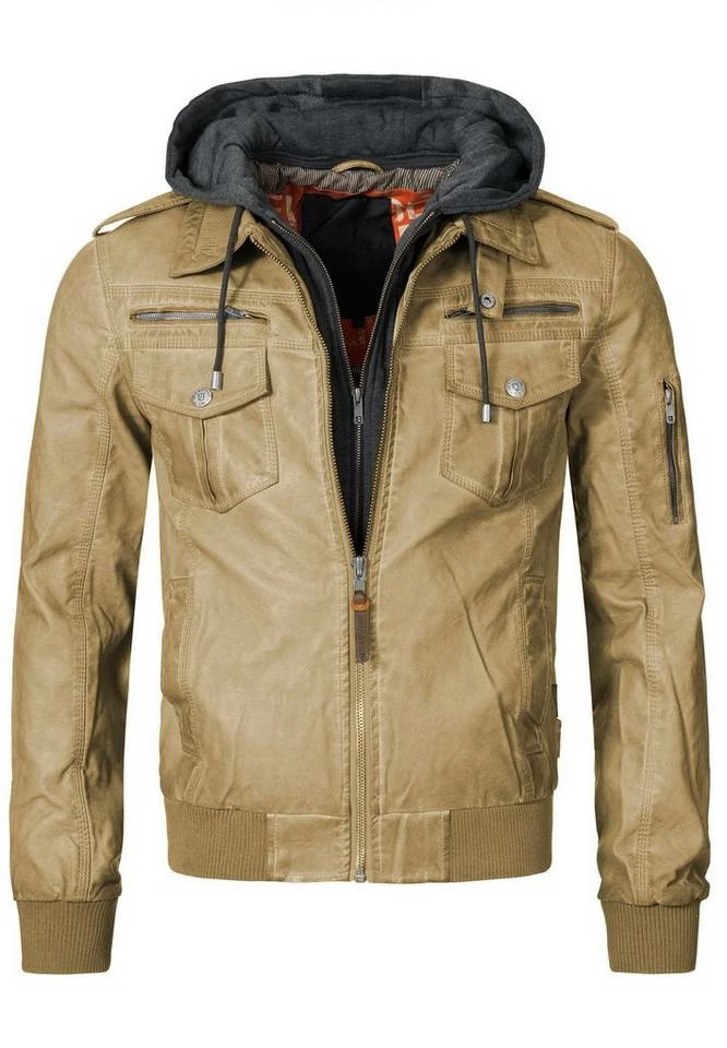 Bester Verkauf 😀 Indicode Lederimitatjacke »Aaron« Dk Grey, Black, Brown, Camel ⌛ 9 Bester Verkauf 😀 Indicode Lederimitatjacke »Aaron« Dk Grey, Black, Brown, Camel ⌛ – Bild 9