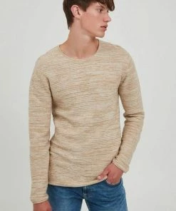 Budget 👍 Indicode Strickpullover »35548MM« Feinstrick Pullover mit Rundhalsausschnitt Charcoal Mix (915), China Blue (436), Cornstalk (013), Arabian Spice (124) ⌛