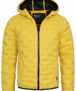 Neu 🎁 Indicode Steppjacke »Ochoa« Army, White Asparagus, Black, Lemon Pie 🥰