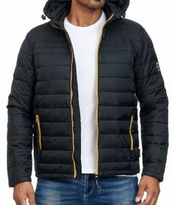 Schlussverkauf 🔥 Indicode Allwetterjacke »Lascelles« Übergangsjacke Black, Marine, Yellow 🌟 -Indicode Verkaufsladen 44a48989 f0f1 5fca 8345 37d28a0810cc