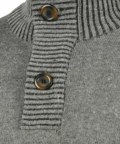 Rabatt 👍 Indicode Troyer »Felipe« Strickpulli mit Knopfleiste Grey Mix (914), Dark Brown (020), Cumnin (014) 👏 -Indicode Verkaufsladen 4a3b8852 0b12 5655 b432 5d790c572143