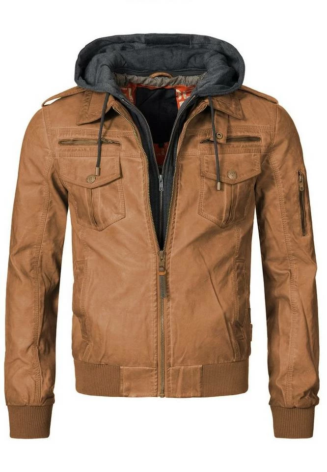 Bester Verkauf 😀 Indicode Lederimitatjacke »Aaron« Dk Grey, Black, Brown, Camel ⌛ 17 Bester Verkauf 😀 Indicode Lederimitatjacke »Aaron« Dk Grey, Black, Brown, Camel ⌛ – Bild 17