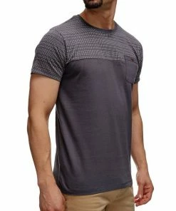 Auslauf ✔️ Indicode T-Shirt »Fenris« Pewter, Navy, Offwhite, Laurel Wreath ❤️ -Indicode Verkaufsladen 4c7da12f 199d 5d93 830a bd50e18753db