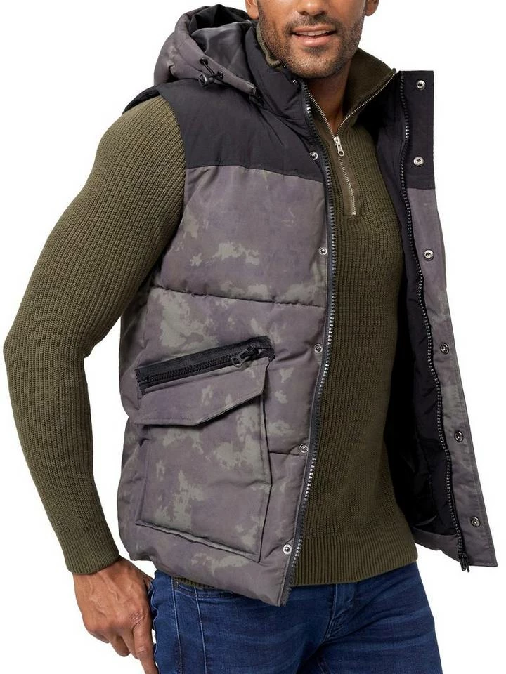 Budget 🎉 Indicode Steppweste »Simmons« Offwhite, Army 🔔 13 Budget 🎉 Indicode Steppweste »Simmons« Offwhite, Army 🔔 – Bild 13