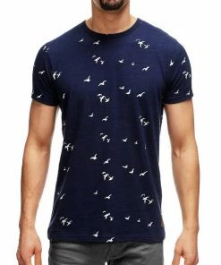 Am billigsten 🌟 Indicode T-Shirt »McFarland« Navy, Offwhite, Ecru Mix 🎉 -Indicode Verkaufsladen 528d0df8 8085 51ec 90aa 615e4ec2c0b3