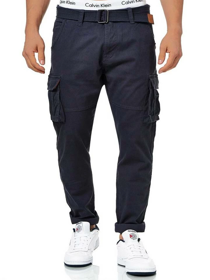 Neu 🤩 Indicode Cargohose »Mathen« Navy, Black, Army, Raven ✨ 16 Neu 🤩 Indicode Cargohose »Mathen« Navy, Black, Army, Raven ✨ – Bild 16