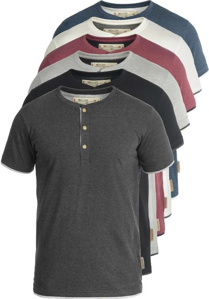 Aktion 🎁 Indicode Layershirt »Tony« Kurzarmshirt mit Knopfleiste Grey Mix (914), Charcoal Mix (915), Cameo Rose (212), Light Grey Mix (913) 🥰 8 Aktion 🎁 Indicode Layershirt »Tony« Kurzarmshirt mit Knopfleiste Grey Mix (914), Charcoal Mix (915), Cameo Rose (212), Light Grey Mix (913) 🥰 – Bild 8