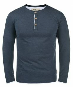 Brandneu 🤩 Indicode Rundhalsshirt »Gifford« Longsleeve mit Knopfleiste Off-White (002), Navy Mix (420), Grey Mix (914), Black (999) 👍 -Indicode Verkaufsladen 5c12c01b 0e4c 50a3 9077 cca0a53d6223