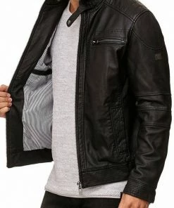 Schlussverkauf 👍 Indicode Lederjacke »Germo« Black, Dk Brown, Pewter, Camel 🔔 -Indicode Verkaufsladen 677148a6 407d 5cf2 a539 080d8d92a6e4