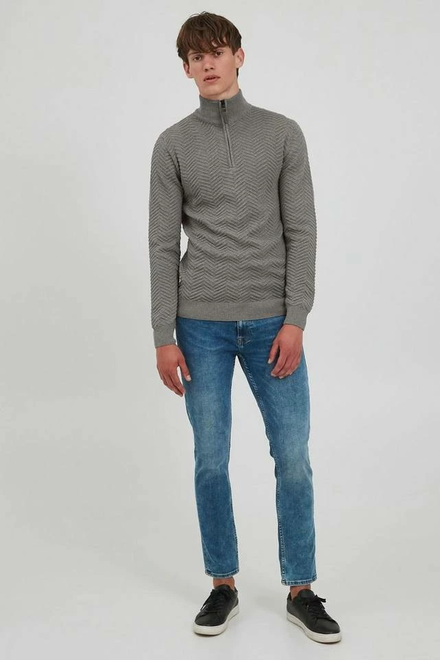 Schlussverkauf 🛒 Indicode Troyer »Troyer 35546MM« Strickpullover mit Troyerkragen Black (999), Grey Mix (914), Navy (400) 😉 2 Schlussverkauf 🛒 Indicode Troyer »Troyer 35546MM« Strickpullover mit Troyerkragen Black (999), Grey Mix (914), Navy (400) 😉 – Bild 2