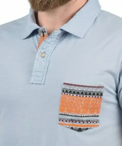 Neu 😍 Indicode Poloshirt »Alastair« Polo mit Brusttasche Pistachio (638), Sky Way (403), Grey Mix (914), Navy (400) 😀 -Indicode Verkaufsladen 7009b2dc d27b 5995 a62b f8af9fc995fd