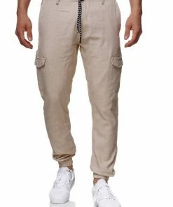 Rabatt 😉 Indicode Leinenhose »Booth« Dark Olive, Fog, Black, Navy 🥰 -Indicode Verkaufsladen 79173c3e b3ad 5454 9c4f 50d169d6211f