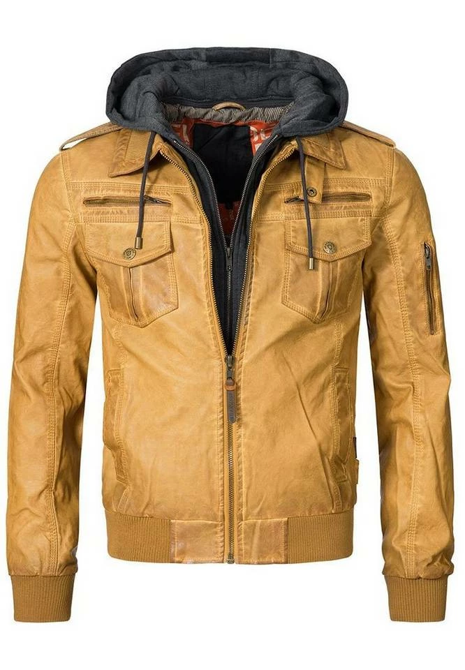 Bester Verkauf 😀 Indicode Lederimitatjacke »Aaron« Dk Grey, Black, Brown, Camel ⌛ 36 Bester Verkauf 😀 Indicode Lederimitatjacke »Aaron« Dk Grey, Black, Brown, Camel ⌛ – Bild 36