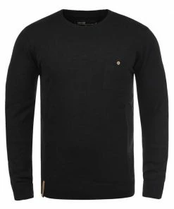 Budget 😉 Indicode Strickpullover »Demarcus« Strickpulli mit Brusttasche Grey Mix (914), Black (999), Light Grey Mix (913) ✔️