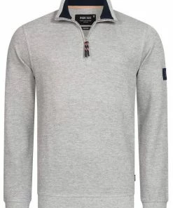 Brandneu 💯 Indicode Stehkragenpullover »Dickson« Lt Grey Mix, Navy, Black, Army 🛒 -Indicode Verkaufsladen 7e4a6e30 3c60 5691 a608 5c255f7fb746