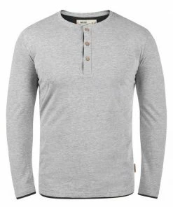 Brandneu 🤩 Indicode Rundhalsshirt »Gifford« Longsleeve mit Knopfleiste Off-White (002), Navy Mix (420), Grey Mix (914), Black (999) 👍 -Indicode Verkaufsladen 7f04e70b 02b7 5723 8c84 7ad9a61b12b7