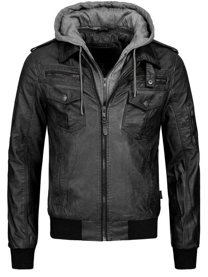 Bester Verkauf 😀 Indicode Lederimitatjacke »Aaron« Dk Grey, Black, Brown, Camel ⌛ 37 Bester Verkauf 😀 Indicode Lederimitatjacke »Aaron« Dk Grey, Black, Brown, Camel ⌛ – Bild 37