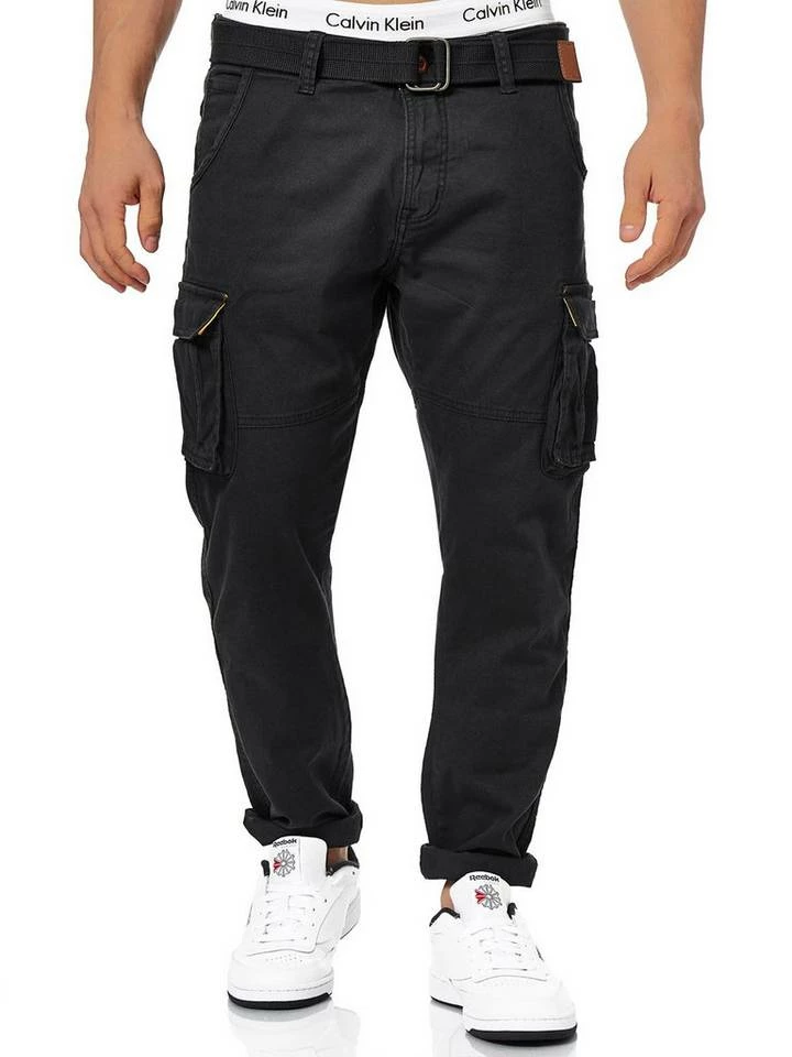 Neu 🤩 Indicode Cargohose »Mathen« Navy, Black, Army, Raven ✨ 34 Neu 🤩 Indicode Cargohose »Mathen« Navy, Black, Army, Raven ✨ – Bild 34