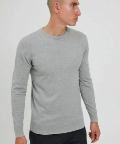 Blitzangebot 🛒 Indicode Rundhalspullover »Badan 35542MM« Herren Feinstrickpullover Navy (400), Black (999), Grey Mix (914), Charcoal Mix (915) 🔥 -Indicode Verkaufsladen 85632a7f fa34 59dd b71c 3a01304b4f22