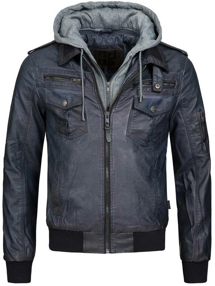 Bester Verkauf 😀 Indicode Lederimitatjacke »Aaron« Dk Grey, Black, Brown, Camel ⌛ 30 Bester Verkauf 😀 Indicode Lederimitatjacke »Aaron« Dk Grey, Black, Brown, Camel ⌛ – Bild 30