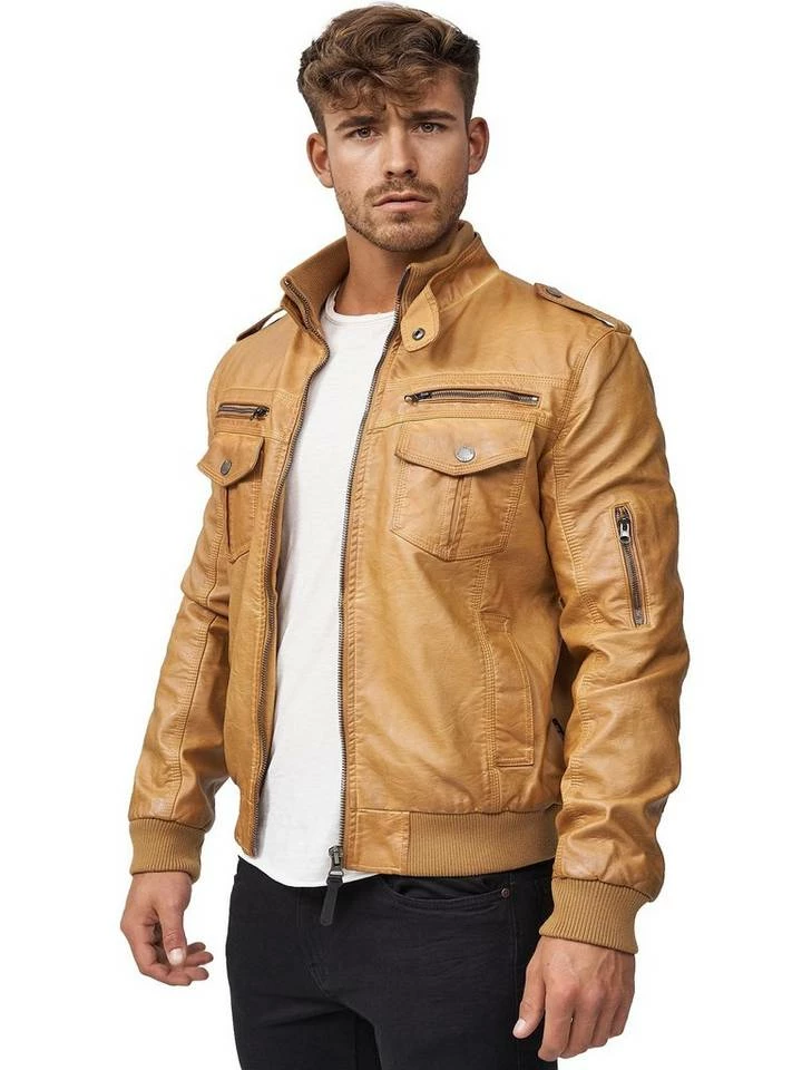 Rabatt 🔔 Indicode Lederjacke »Pawel« Beige, Navy, Black, Grey ✔️ 13 Rabatt 🔔 Indicode Lederjacke »Pawel« Beige, Navy, Black, Grey ✔️ – Bild 13