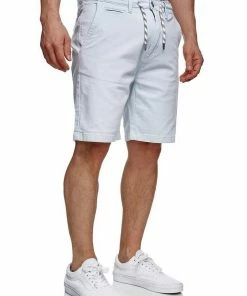 Budget 🥰 Indicode Chinoshorts »Stephenson« Fog, Navy, Sky Way, Pewter 👍 -Indicode Verkaufsladen 874107e6 5d5a 5fb9 9276 f9327f5b1c6c