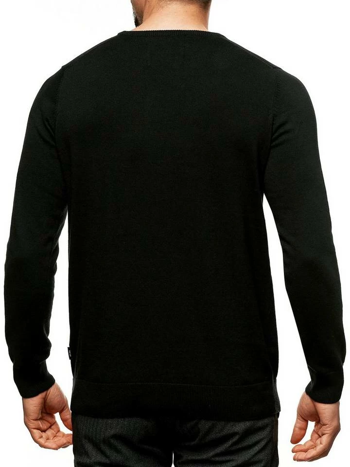 Am billigsten 😍 Indicode Strickpullover »Benjamin« Lt Grey Mix, Navy, Charcoal Mix, Black 👍 4 Am billigsten 😍 Indicode Strickpullover »Benjamin« Lt Grey Mix, Navy, Charcoal Mix, Black 👍 – Bild 4