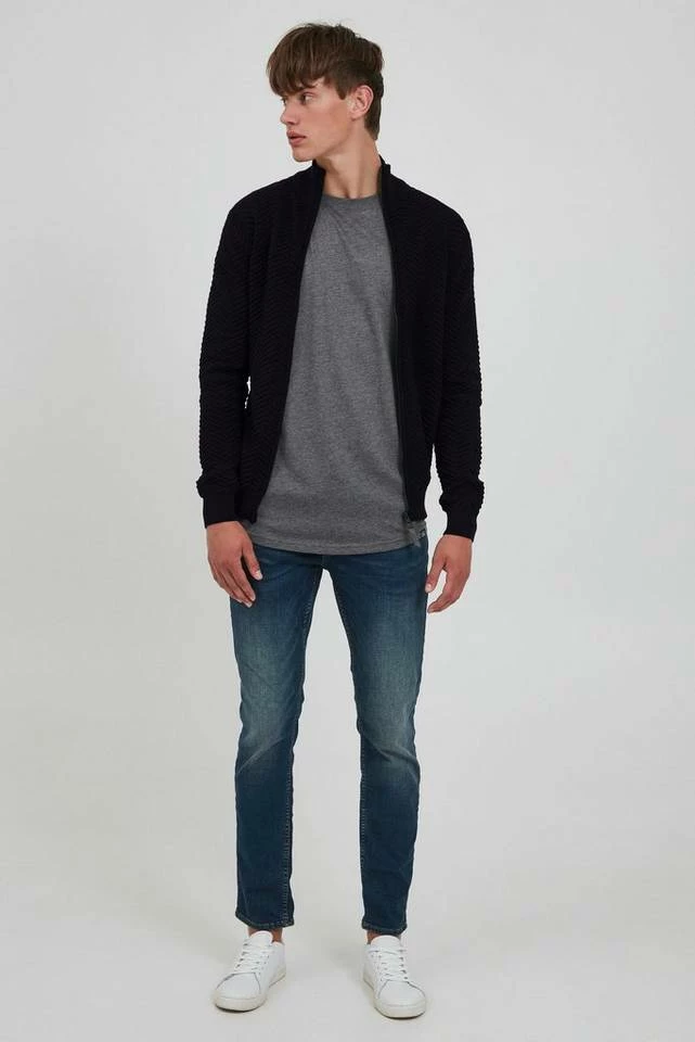 Billig ❤️ Indicode Strickjacke »Banjamino 35545MM« Strickjacke mit Strickmuster Navy (400), Black (999), Grey Mix (914) 😍 2 Billig ❤️ Indicode Strickjacke »Banjamino 35545MM« Strickjacke mit Strickmuster Navy (400), Black (999), Grey Mix (914) 😍 – Bild 2