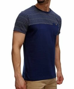 Auslauf ✔️ Indicode T-Shirt »Fenris« Pewter, Navy, Offwhite, Laurel Wreath ❤️ -Indicode Verkaufsladen 944c3c01 7922 5f78 a20d 5612a563925f