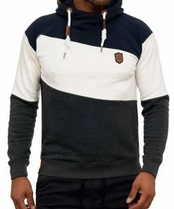 Bester Verkauf 💯 Indicode Sweatshirt »PESSAC« Darkolive, Black, Lt Grey Mix, Navy 🔔 -Indicode Verkaufsladen 96b2c7fa ff83 5716 b76e caec1de6279c