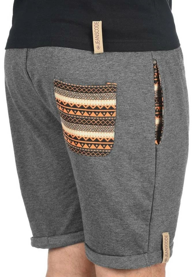 Rabatt 😉 Indicode Sweatshorts »Ian« kurze Hose mit Gesäßtasche im Inka-Look Light Grey Mix (913), Charcoal Mix (915), Navy (400), Grey Mix (914) 🔥 3 Rabatt 😉 Indicode Sweatshorts »Ian« kurze Hose mit Gesäßtasche im Inka-Look Light Grey Mix (913), Charcoal Mix (915), Navy (400), Grey Mix (914) 🔥 – Bild 3
