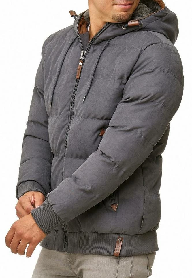 Brandneu ❤️ Indicode Winterjacke »Adeline« Cub, Navy, Forest, Demitasse mix 🌟 5 Brandneu ❤️ Indicode Winterjacke »Adeline« Cub, Navy, Forest, Demitasse mix 🌟 – Bild 5