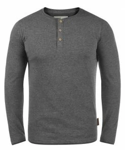 Brandneu 🤩 Indicode Rundhalsshirt »Gifford« Longsleeve mit Knopfleiste Off-White (002), Navy Mix (420), Grey Mix (914), Black (999) 👍 -Indicode Verkaufsladen a85b9512 91ac 54ba 96ab 0c70d322c254