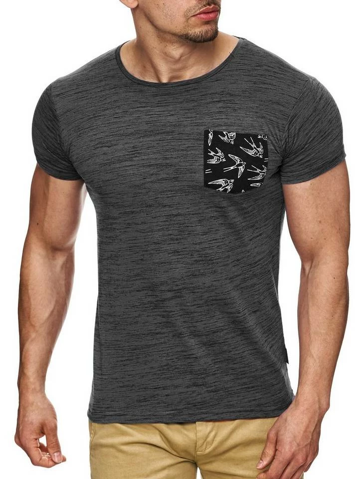 Budget 🎉 Indicode T-Shirt »Blaine« Grau, Grün, Anthrazit, Blau 🎉 21 Budget 🎉 Indicode T-Shirt »Blaine« Grau, Grün, Anthrazit, Blau 🎉 – Bild 21